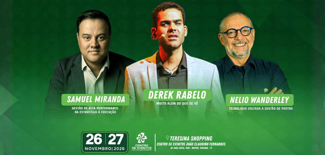 Piauí Postos 2026: confira os primeiros palestrantes confirmados no evento